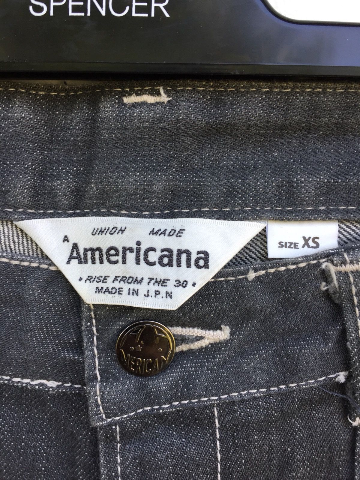 Japanese Brand Streetwear Americana Fatigue Design Denim Jeans Work Wear Size US 28 / EU 44 - 8 Thumbnail