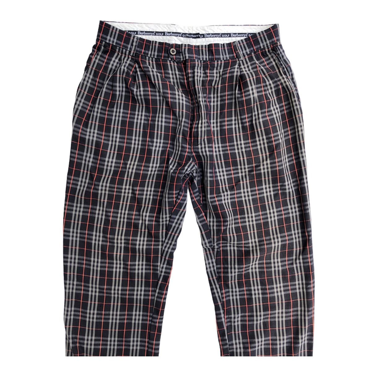 Burberry Vintage Burberry's Golf Authentic Nova Check Plaid Pants Size US 30 / EU 46 - 3 Thumbnail