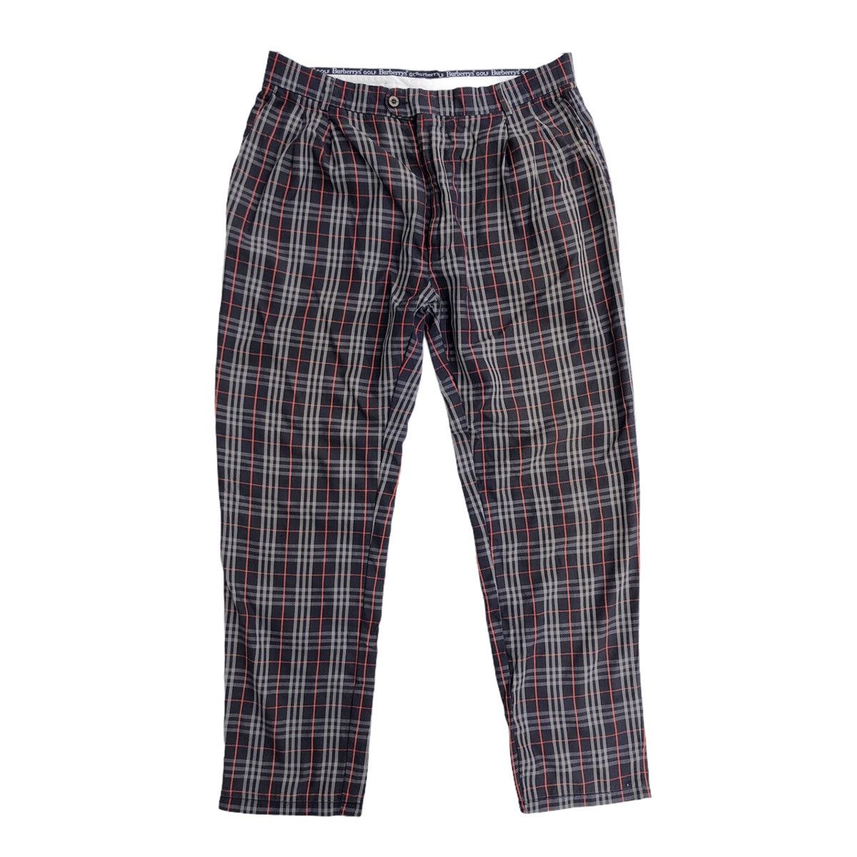 Burberry Vintage Burberry's Golf Authentic Nova Check Plaid Pants Size US 30 / EU 46 - 1 Thumbnail