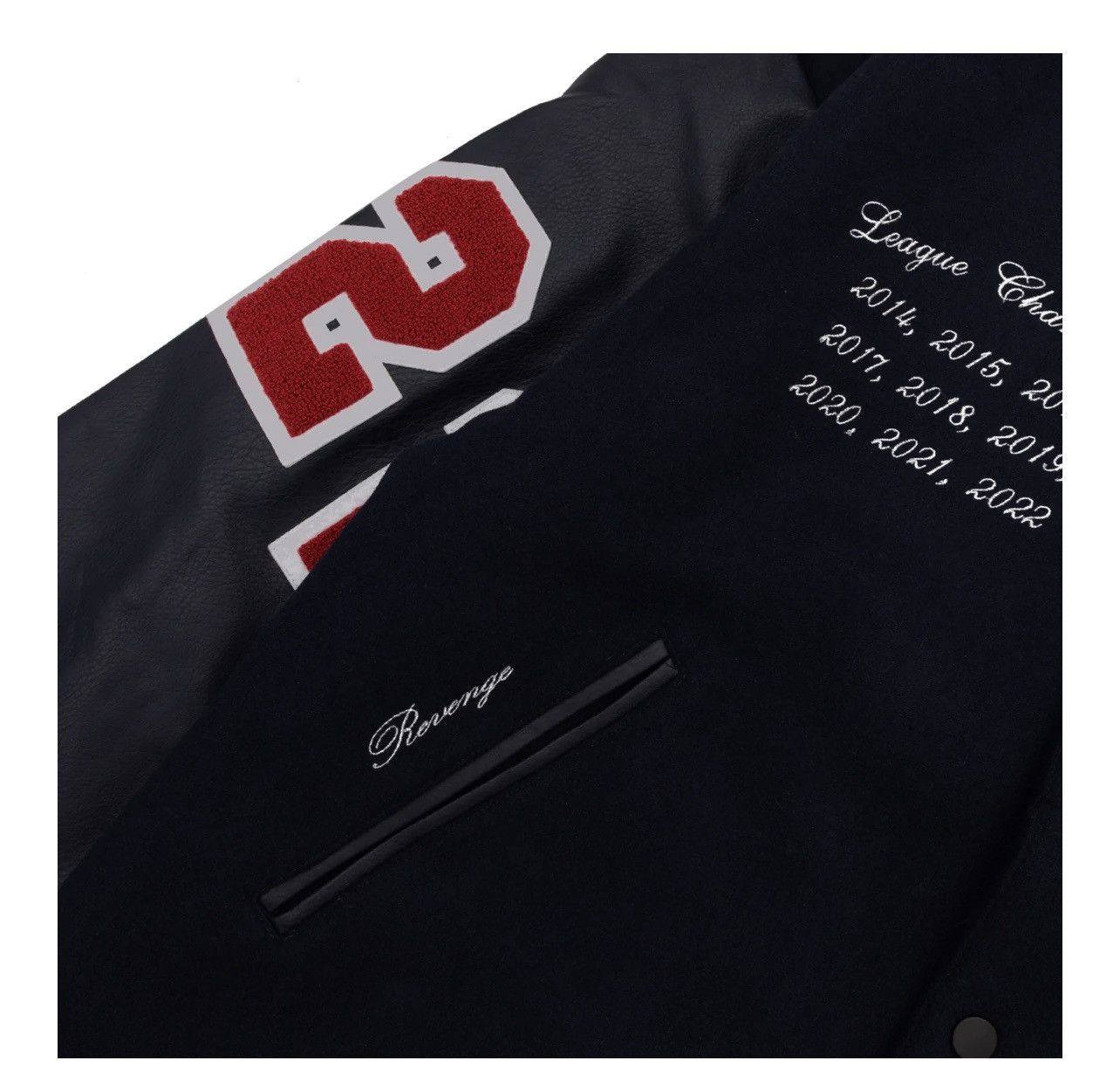Revenge Revenge Navy Rottweiler Varsity Jacket Size US L / EU 52-54 / 3 - 3 Thumbnail