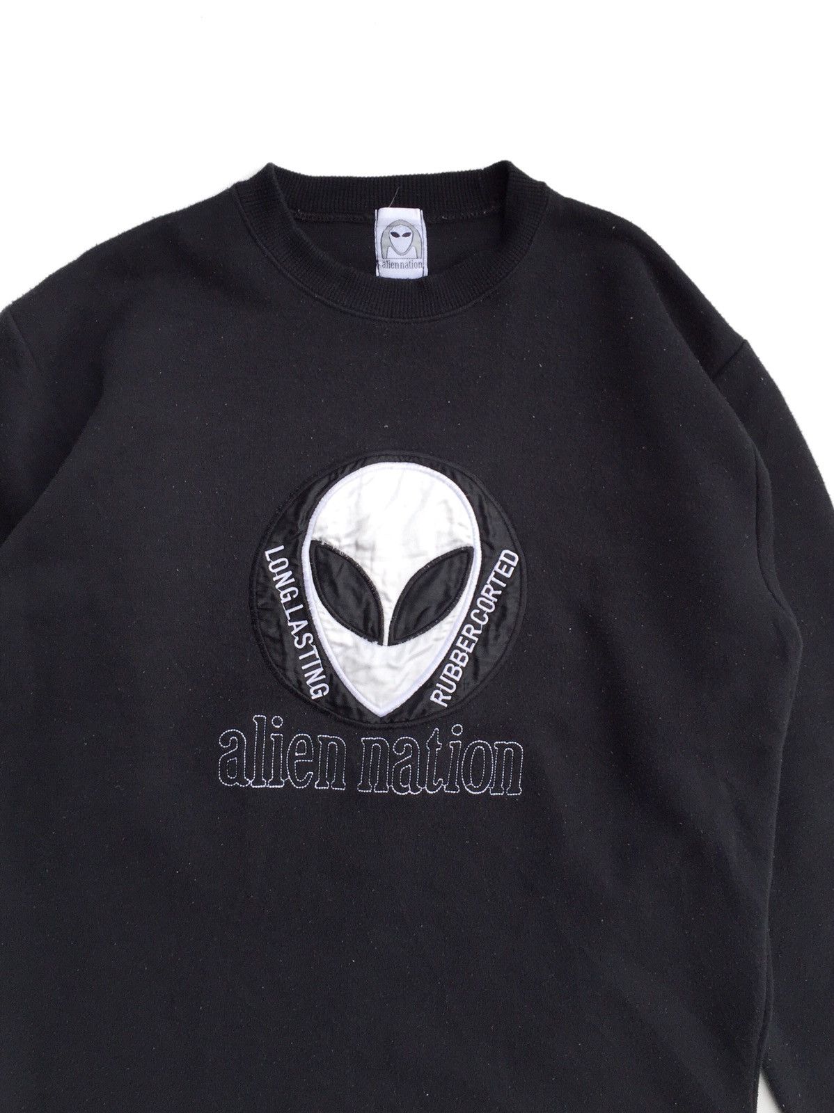 Alien Workshop Vintage Alien Nation Big Logo Black Sweatshirt Size M / US 6-8 / IT 42-44 - 3 Thumbnail