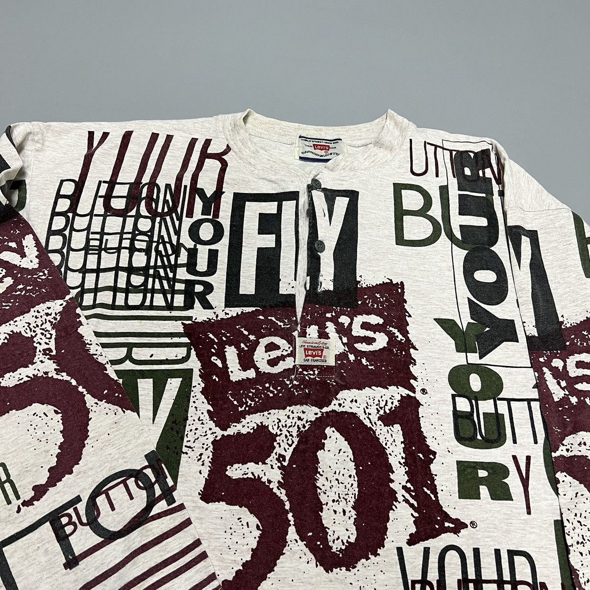 Levi's Vintage Levi’s 501 longsleeve t shirt Size US L / EU 52-54 / 3 - 4 Thumbnail