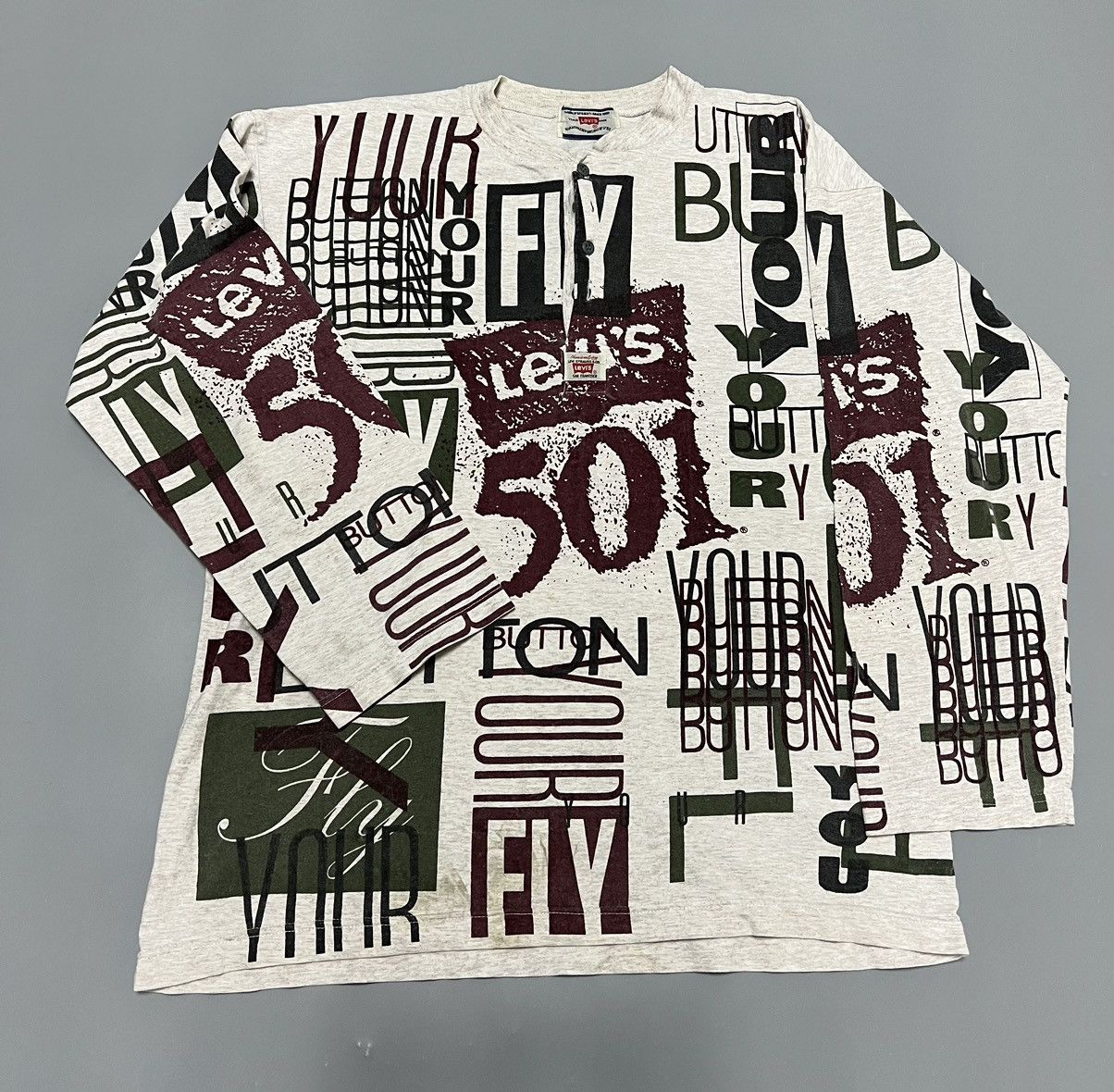 Levi's Vintage Levi’s 501 longsleeve t shirt Size US L / EU 52-54 / 3 - 1 Thumbnail