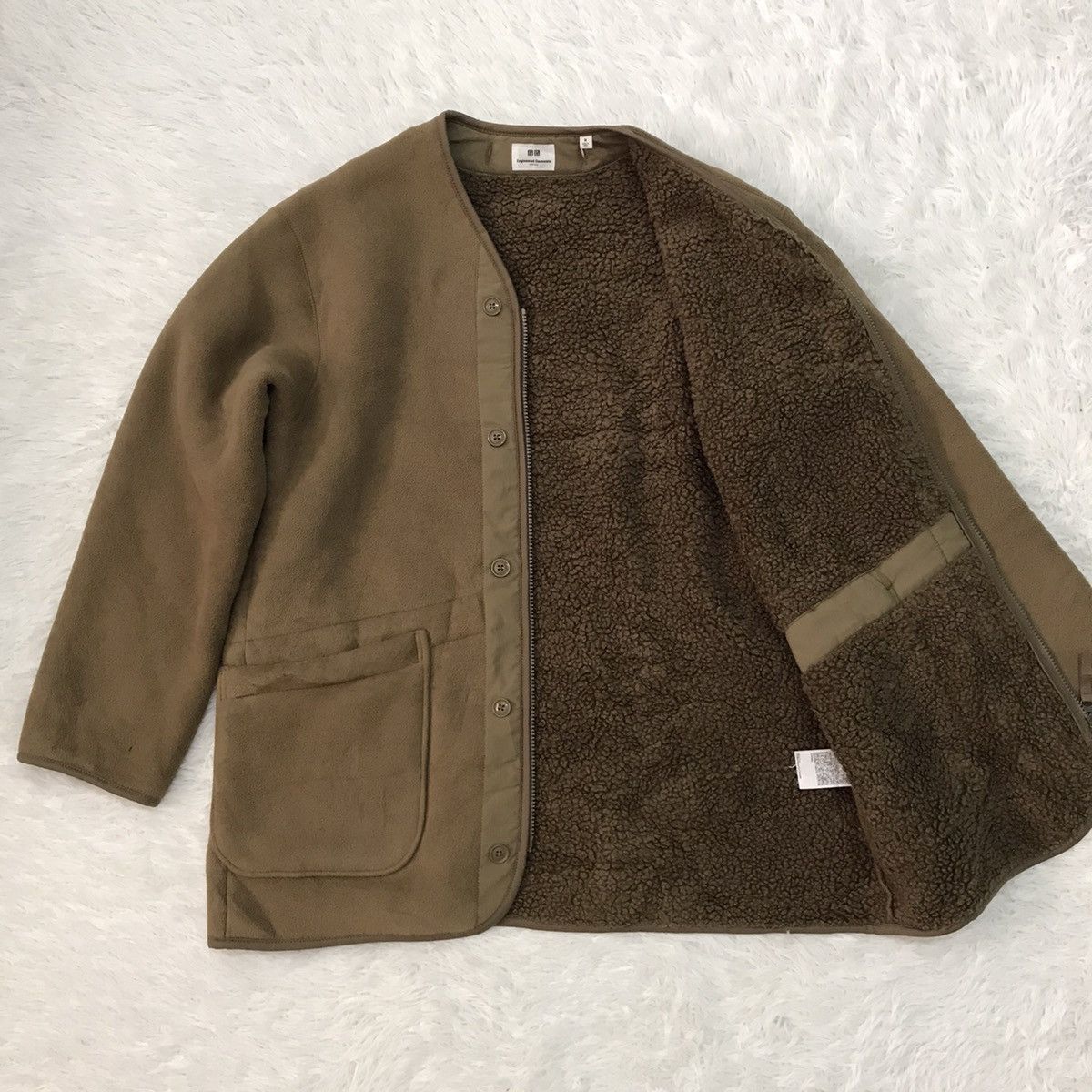 Engineered Garments × Uniqlo Engineered Garments Uniqlo Sherpa Fleece Jacket Size US M / EU 48-50 / 2 - 7 Thumbnail