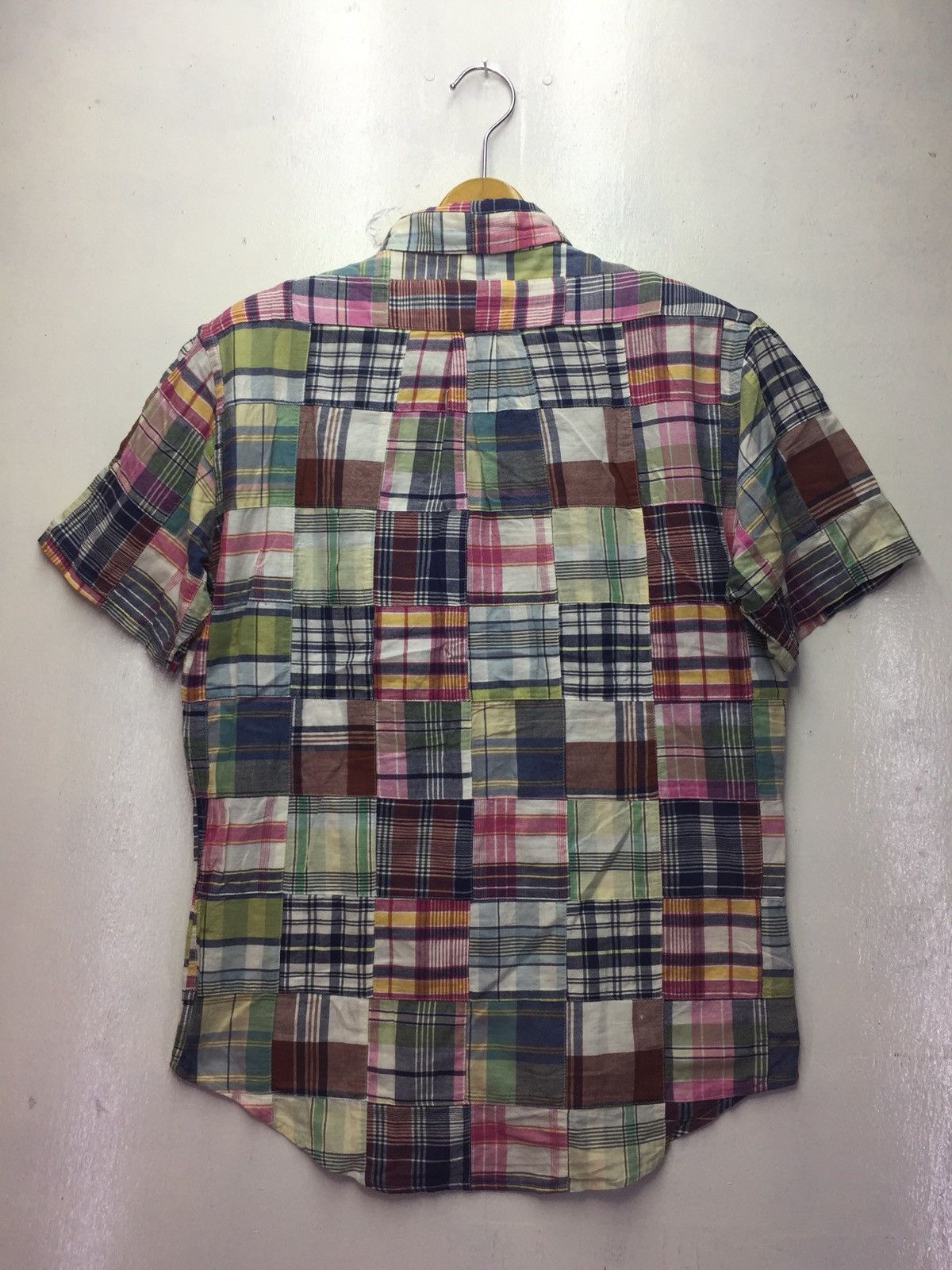 Designer × Japanese Brand × Warehouse Warehouse & Co Made in Japan Patchwork Shirt Size US S / EU 44-46 / 1 - 2 Thumbnail