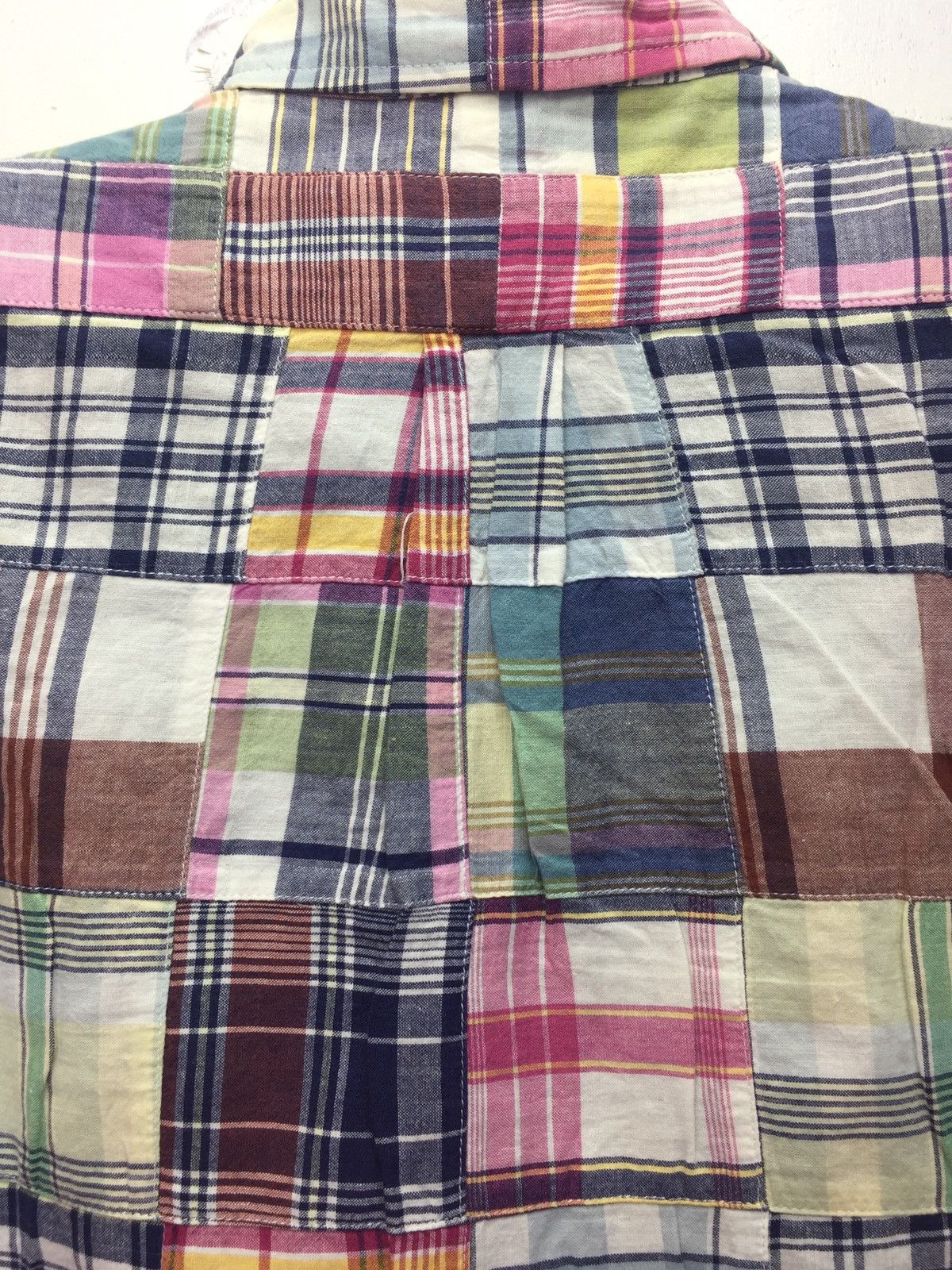 Designer × Japanese Brand × Warehouse Warehouse & Co Made in Japan Patchwork Shirt Size US S / EU 44-46 / 1 - 5 Thumbnail