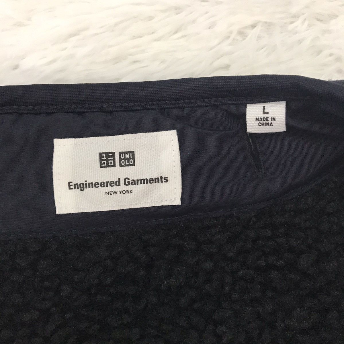Engineered Garments × Uniqlo Engineered Garments Uniqlo Sherpa Inner Sweater Jacket Size US L / EU 52-54 / 3 - 17 Thumbnail