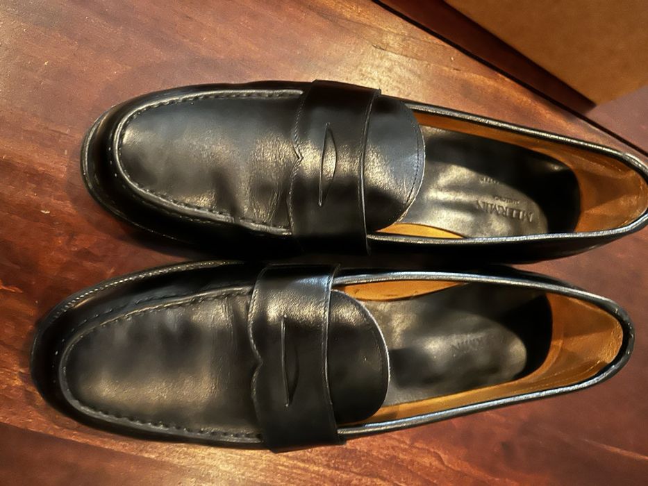 Meermin Meermin Black Penny Loafers | Grailed