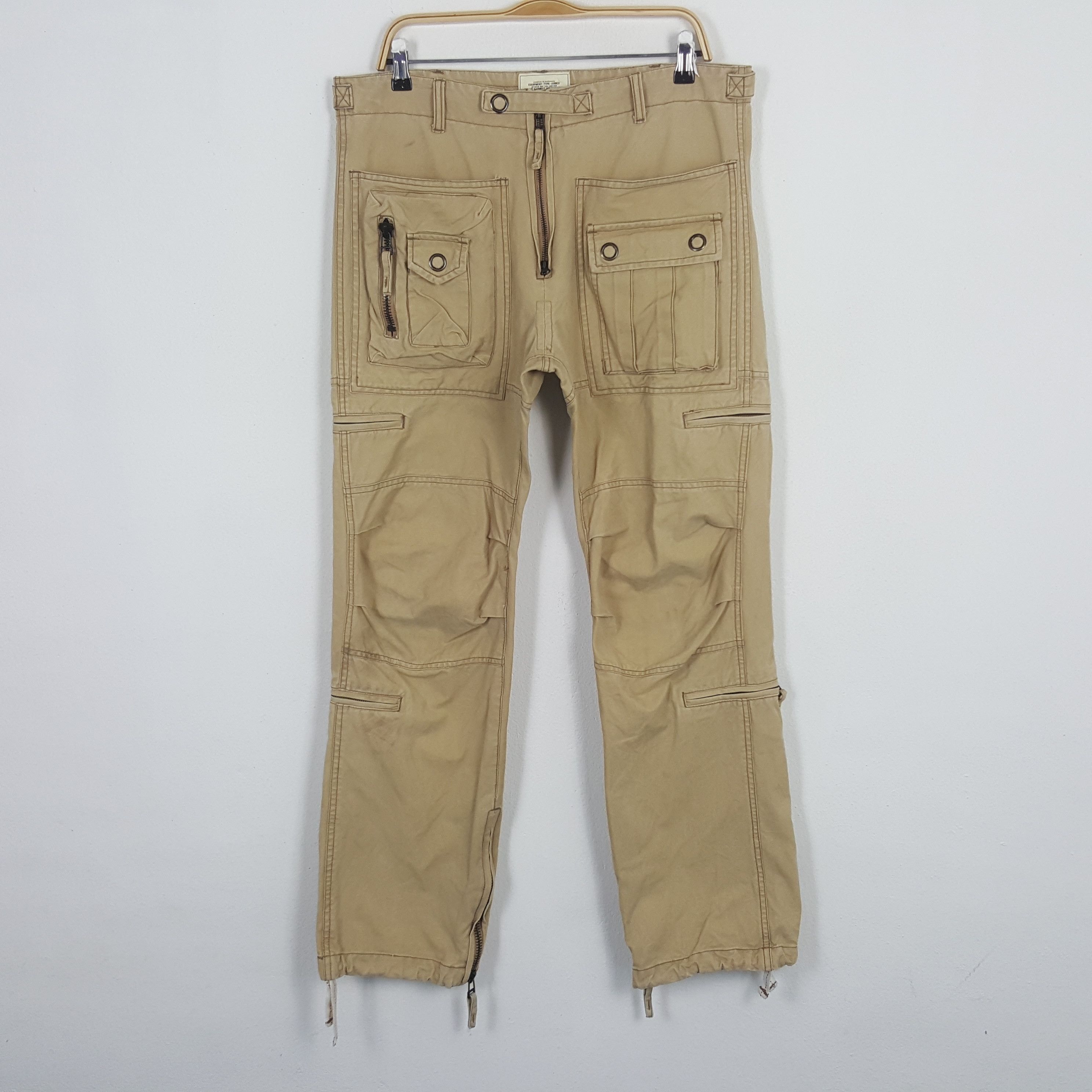 Avirex × Japanese Brand × Vintage Vintage Avirex Japan Punk Style Cargo Pants Size US 36 / EU 52 - 1 Thumbnail