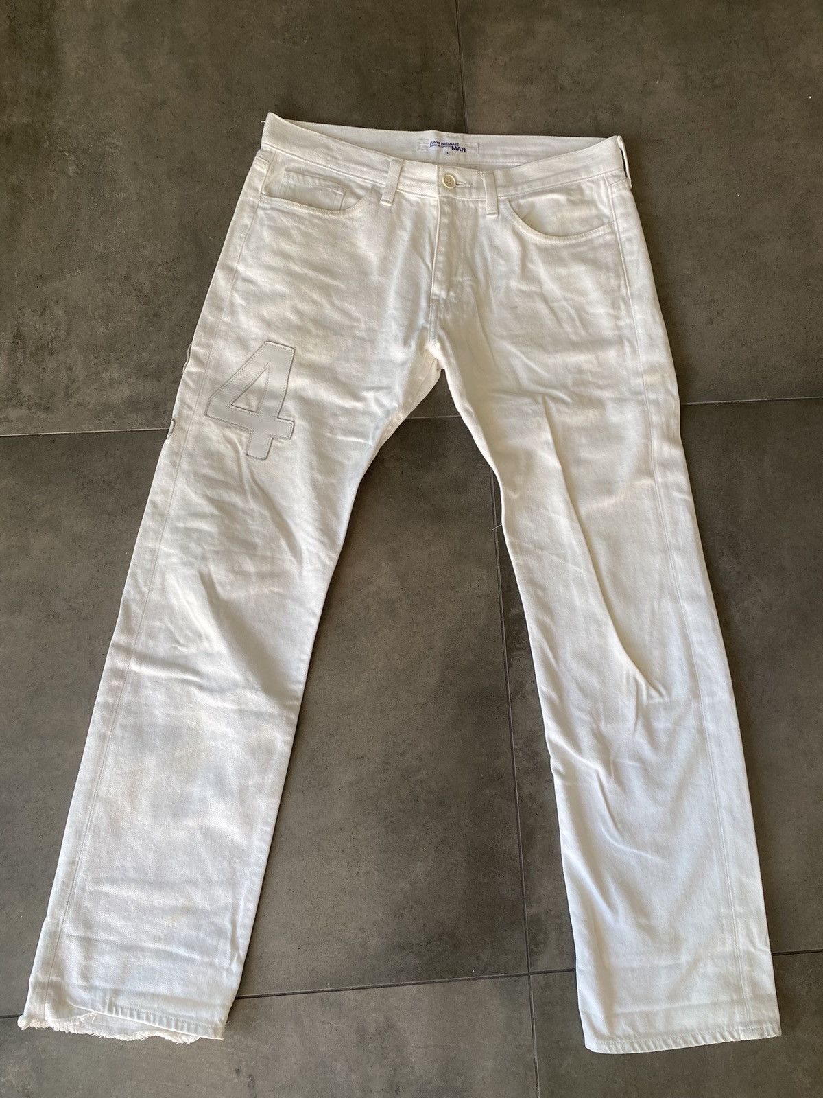 Junya Watanabe Man white 24 jeans