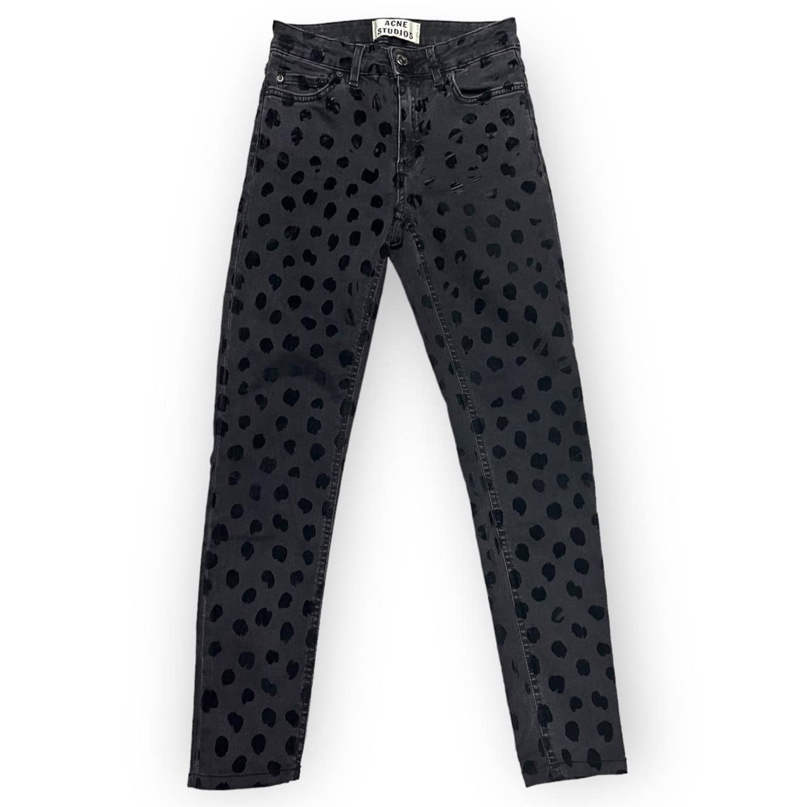 Acne Studios Acne Studios Mid-Rise Skinny Leg Luxury Designer Denim Jeans Size 24" / US 00 / IT 34 - 1 Thumbnail