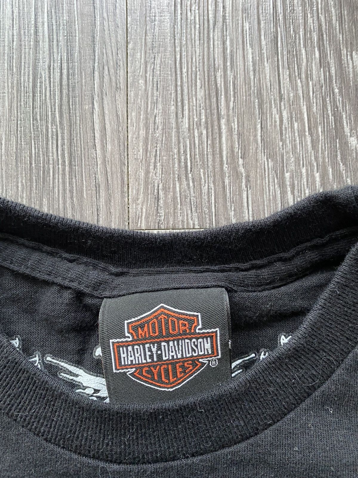 Harley Davidson Harley Davidson Black T shirt Skull Georgia Size US M / EU 48-50 / 2 - 4 Thumbnail