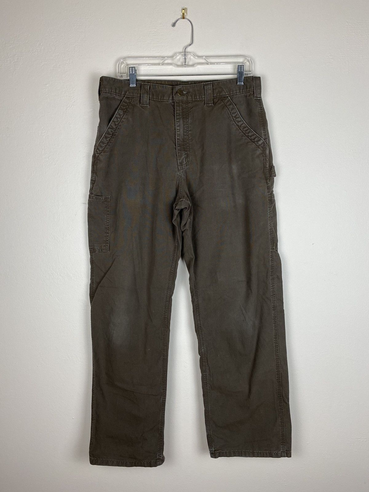 Carhartt Vintage Chocolate Brown Carhartt Carpenter Work Pants Size US 32 / EU 48 - 2 Thumbnail