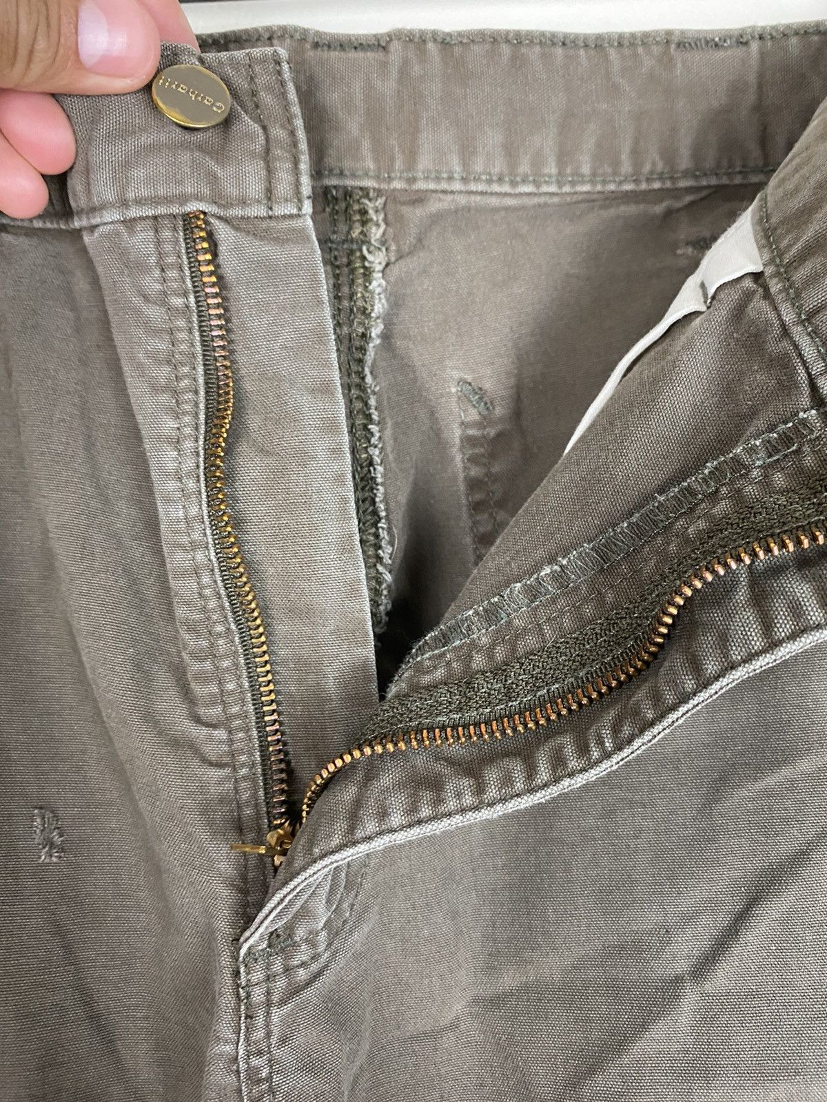 Carhartt Vintage Chocolate Brown Carhartt Carpenter Work Pants Size US 32 / EU 48 - 11 Thumbnail