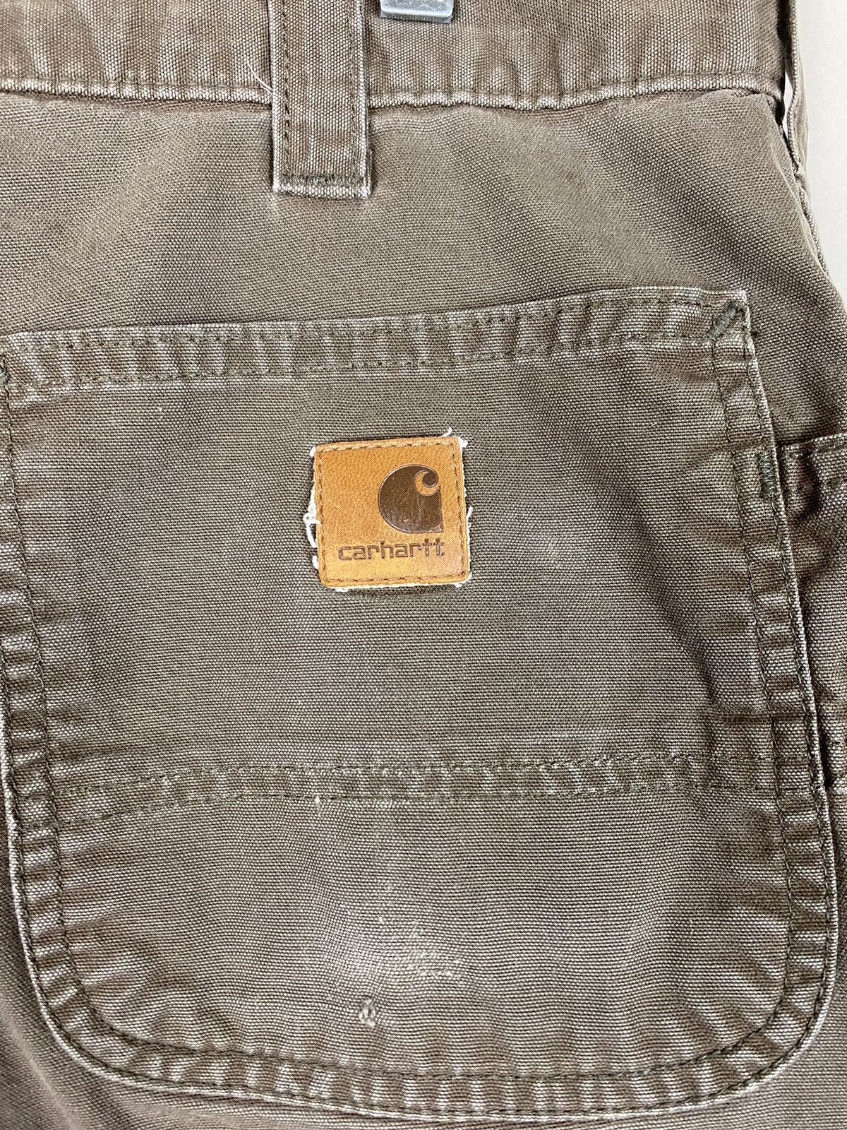Carhartt Vintage Chocolate Brown Carhartt Carpenter Work Pants Size US 32 / EU 48 - 7 Thumbnail