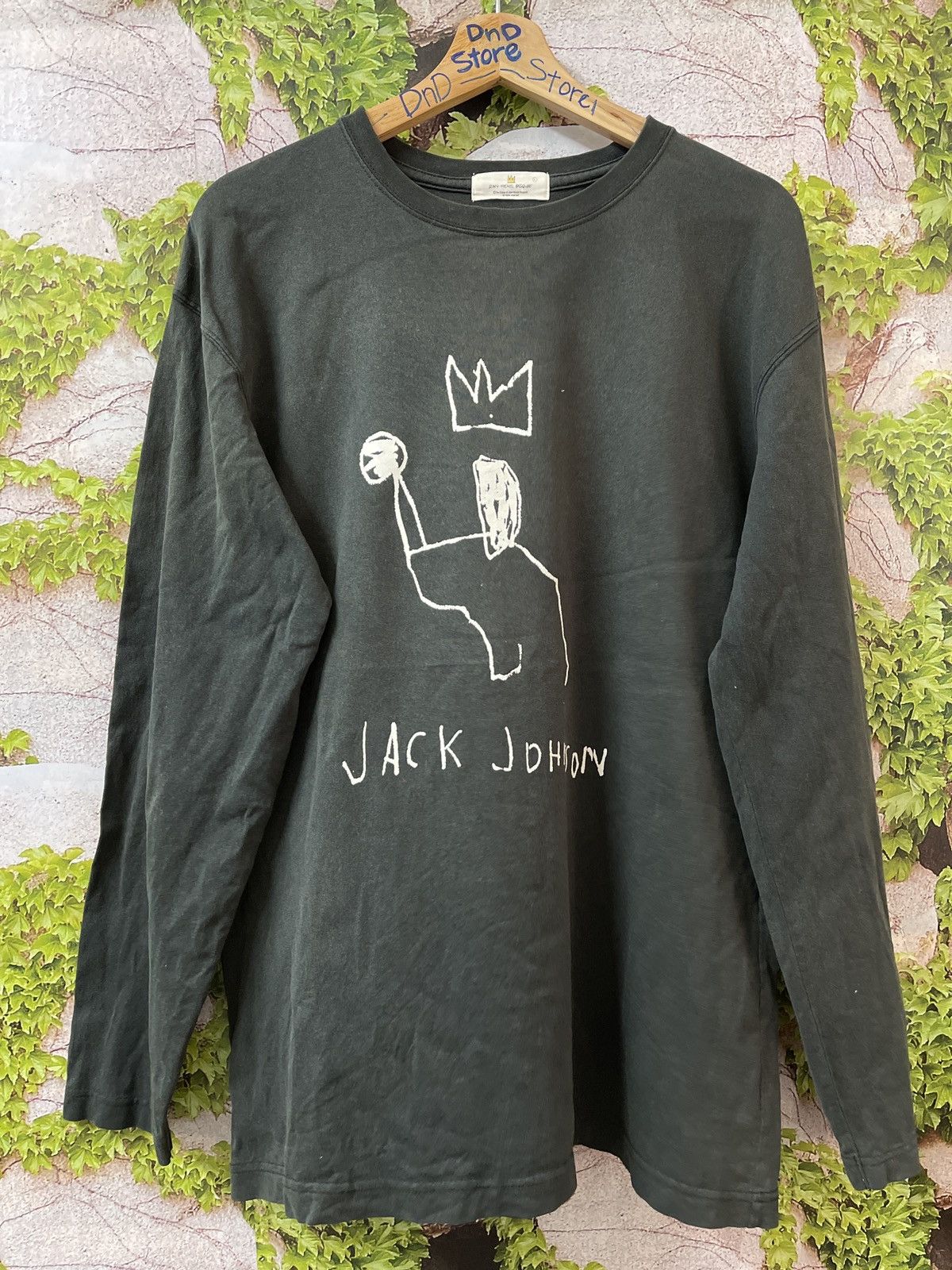 Japanese Brand × Jean-Michel Basquiat × Vintage JEAN MICHEL BASQUIAT ART JACK JOHNSON VERY RARE Size US L / EU 52-54 / 3 - 1 Thumbnail
