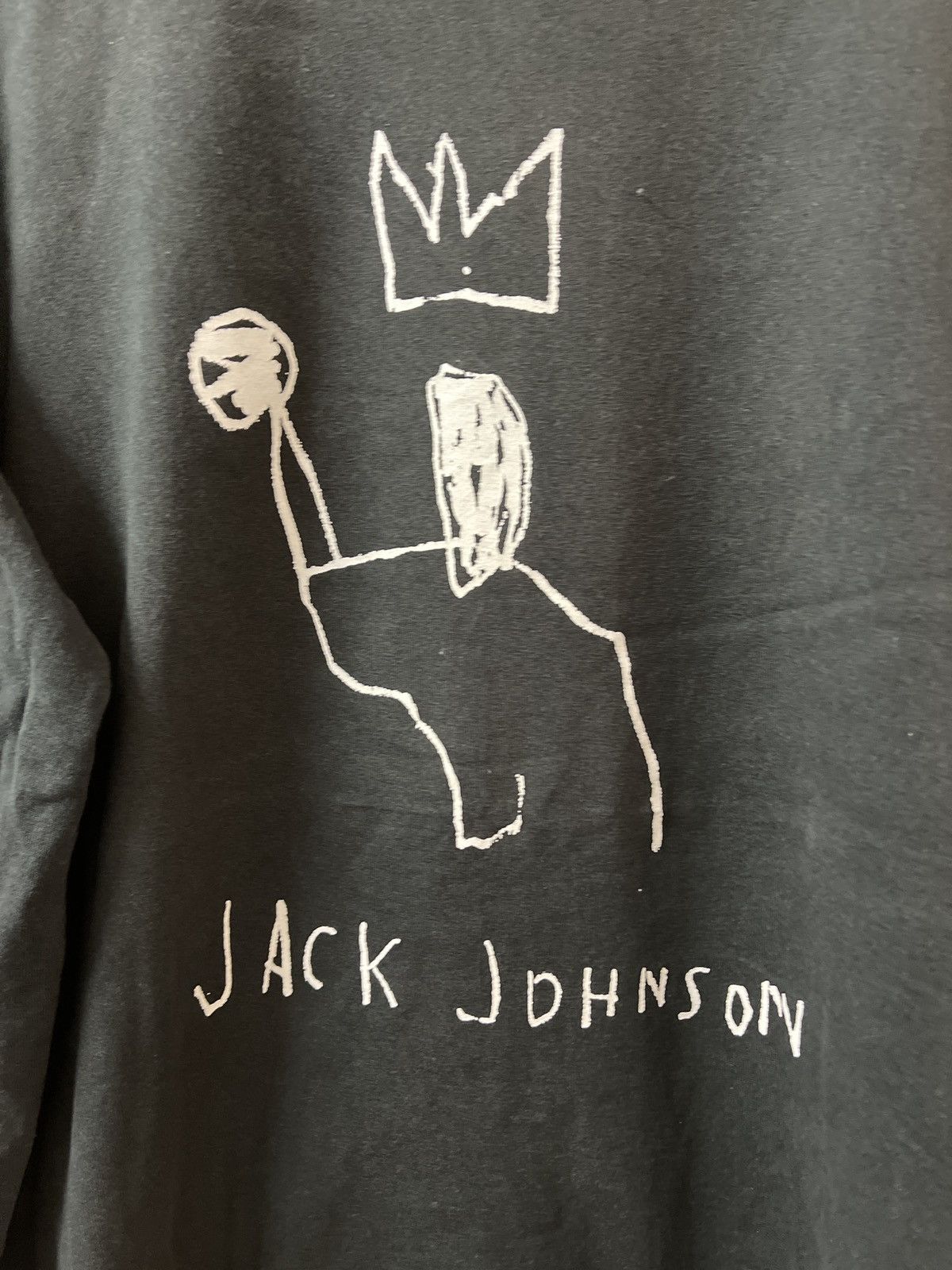 Japanese Brand × Jean-Michel Basquiat × Vintage JEAN MICHEL BASQUIAT ART JACK JOHNSON VERY RARE Size US L / EU 52-54 / 3 - 2 Thumbnail