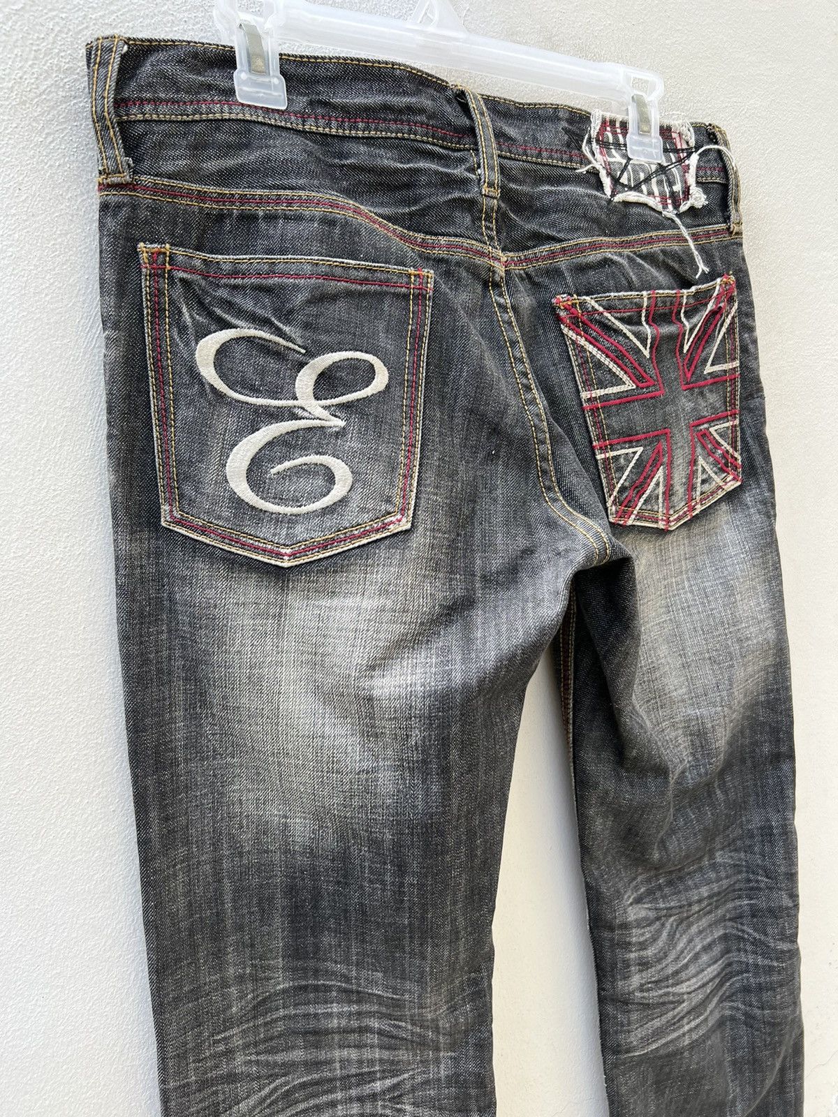 Hysteric Glamour × Japanese Brand × Needles Trashed Edge Rupert Japan Ripped Denim Jeans Size US 31 - 9 Thumbnail