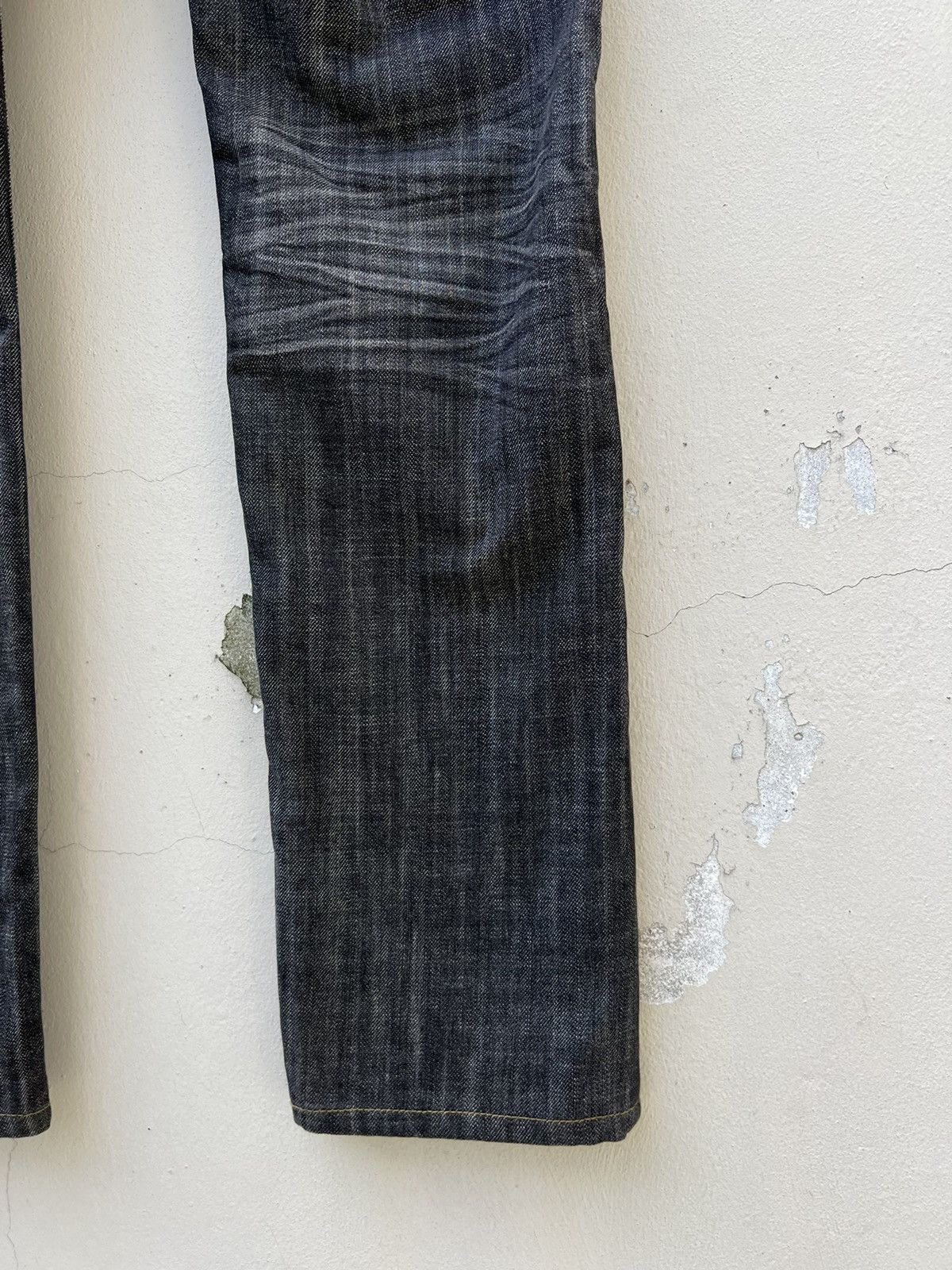 Hysteric Glamour × Japanese Brand × Needles Trashed Edge Rupert Japan Ripped Denim Jeans Size US 31 - 13 Thumbnail