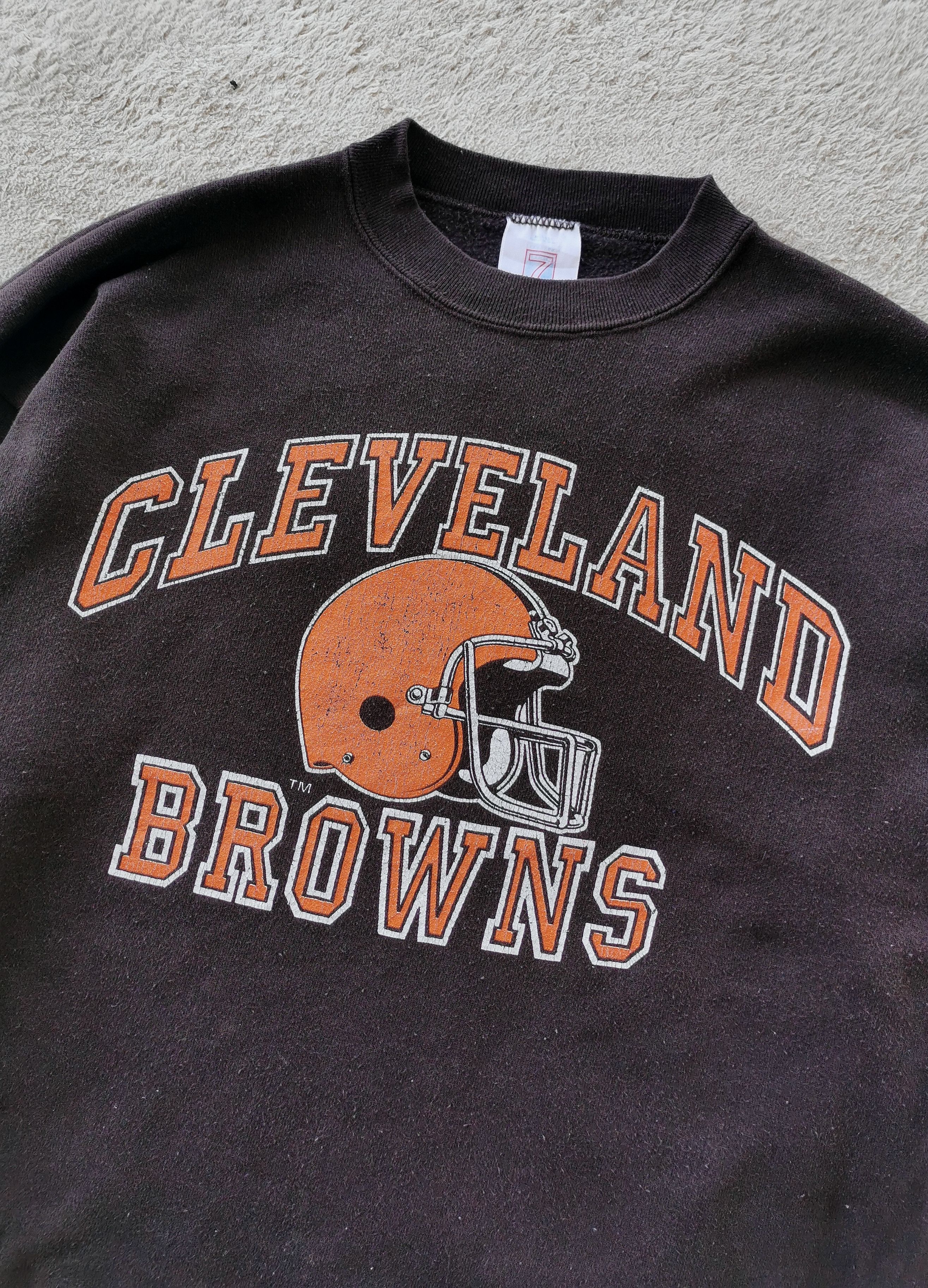 NFL 90s Vintage Cleveland Browns NFL Sweatshirt Size US M / EU 48-50 / 2 - 2 Thumbnail
