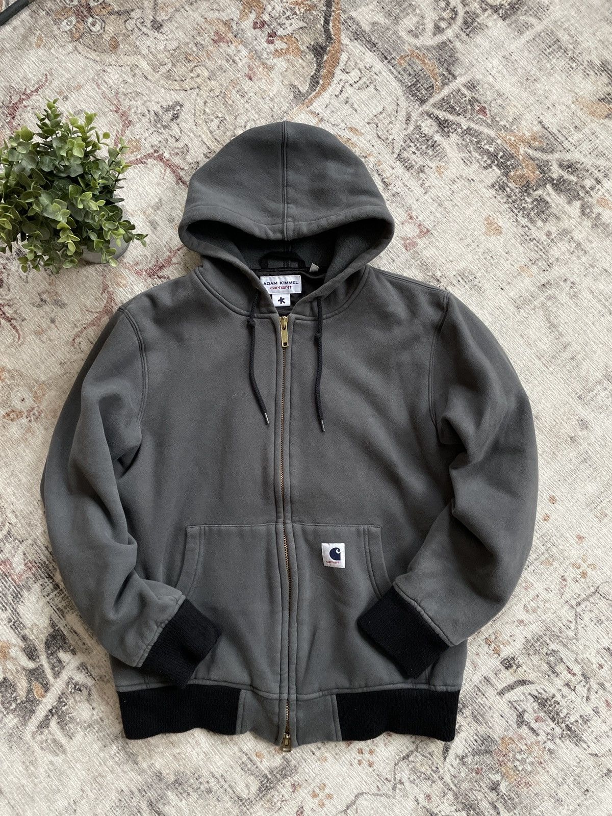 Carhartt Carhartt x Adam Kimmel Double Layer Full Zip Hoodie | Grailed