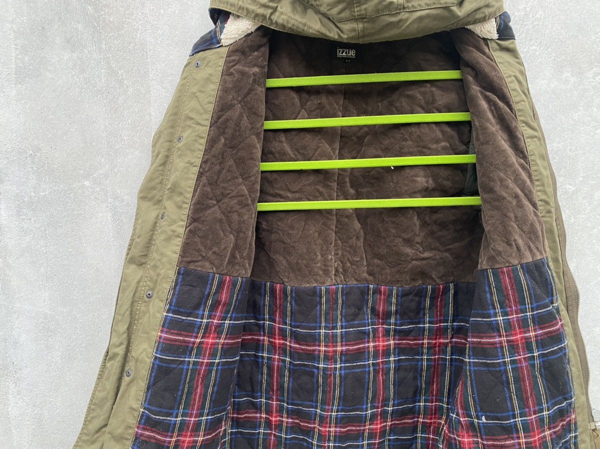 Japanese Brand × izzue Fishtail Parkas Jacket With Tartan Linning By Izzue Size US M / EU 48-50 / 2 - 9 Thumbnail