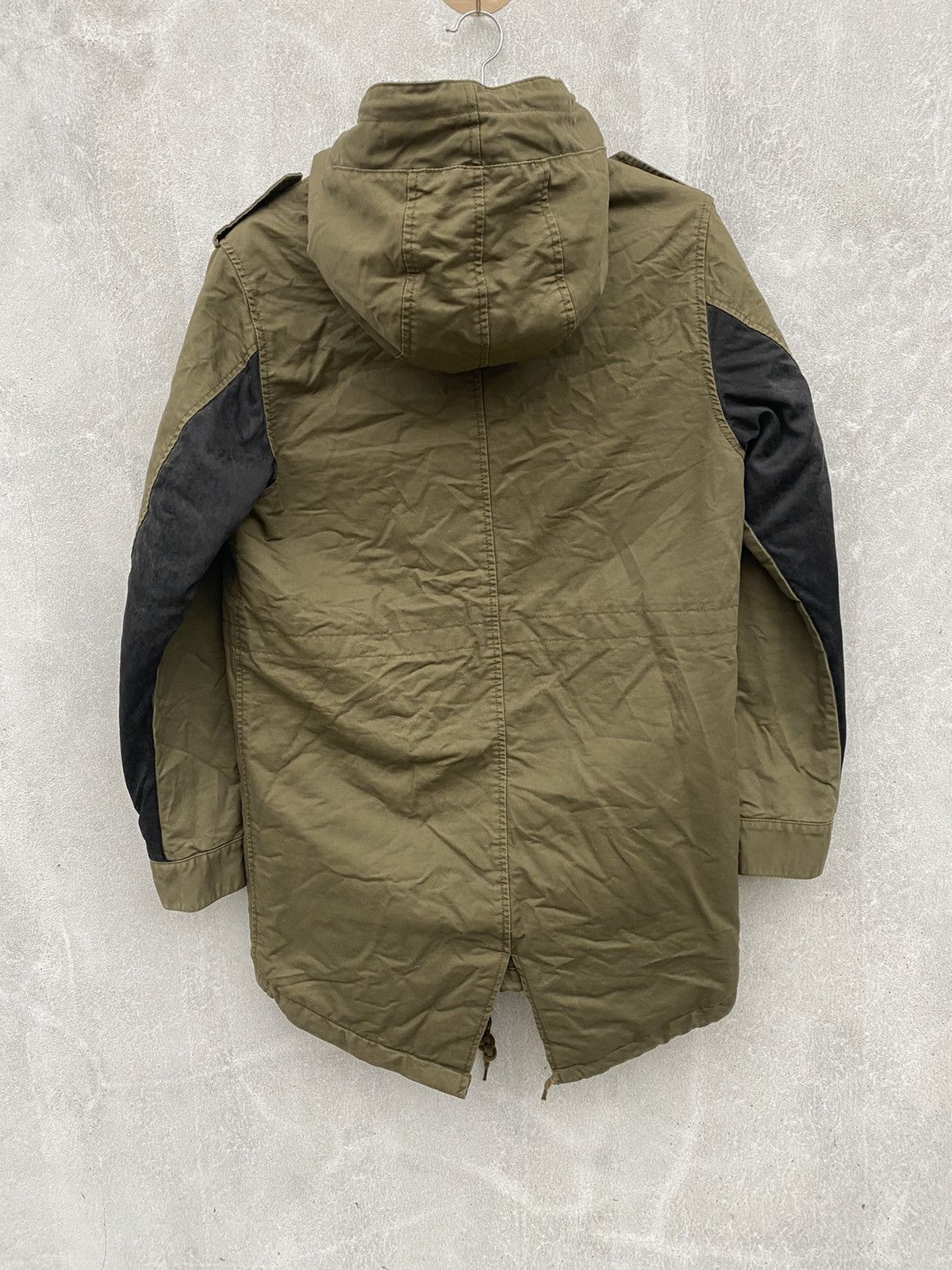 Japanese Brand × izzue Fishtail Parkas Jacket With Tartan Linning By Izzue Size US M / EU 48-50 / 2 - 2 Thumbnail