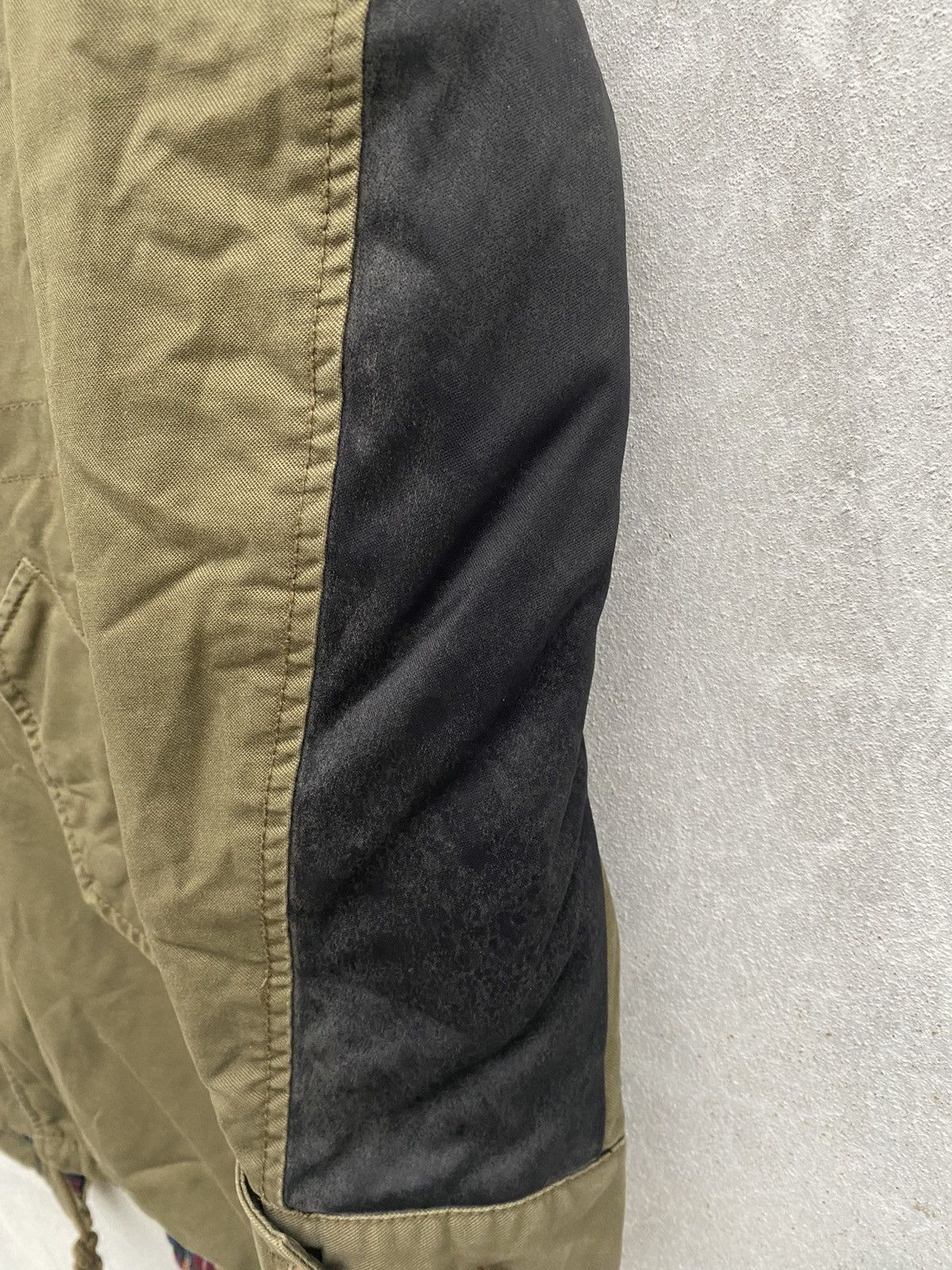 Japanese Brand × izzue Fishtail Parkas Jacket With Tartan Linning By Izzue Size US M / EU 48-50 / 2 - 6 Thumbnail