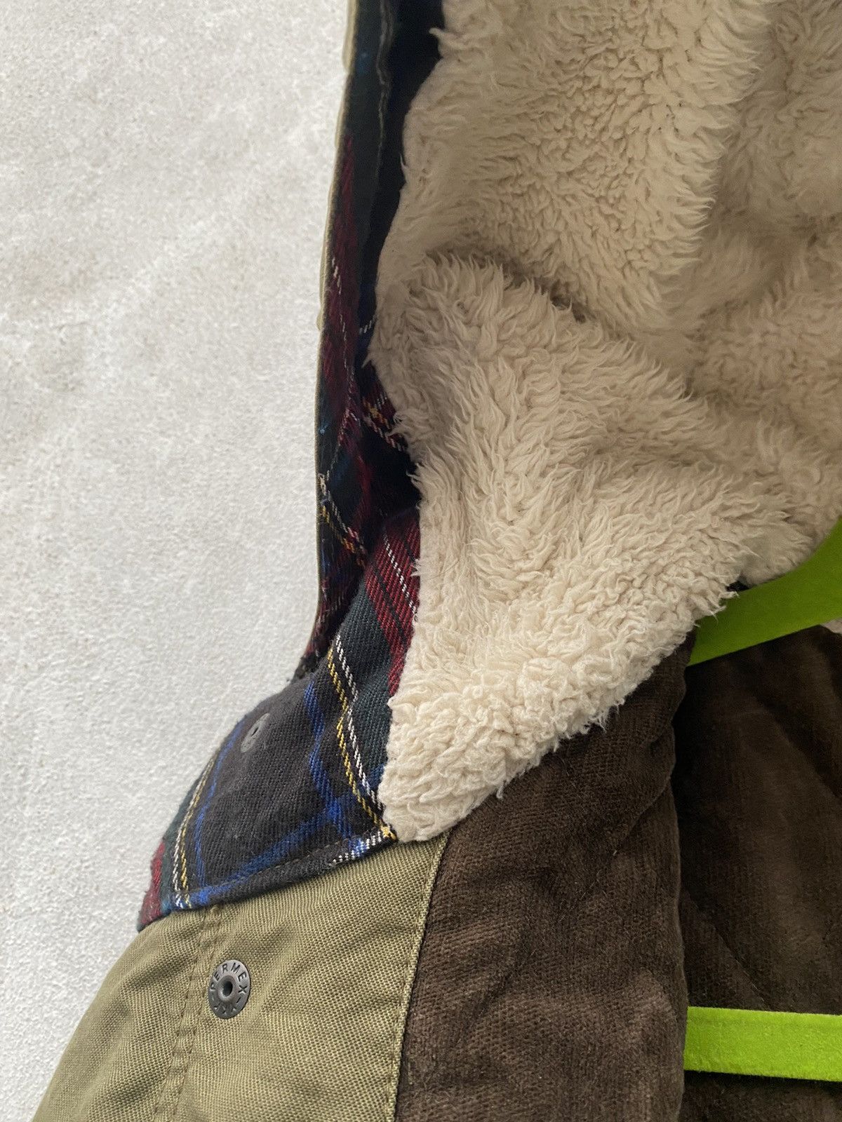 Japanese Brand × izzue Fishtail Parkas Jacket With Tartan Linning By Izzue Size US M / EU 48-50 / 2 - 18 Thumbnail