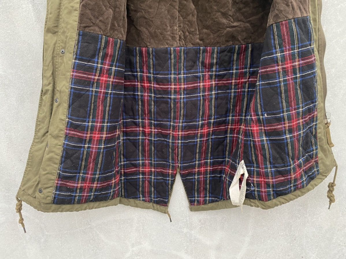 Japanese Brand × izzue Fishtail Parkas Jacket With Tartan Linning By Izzue Size US M / EU 48-50 / 2 - 8 Thumbnail