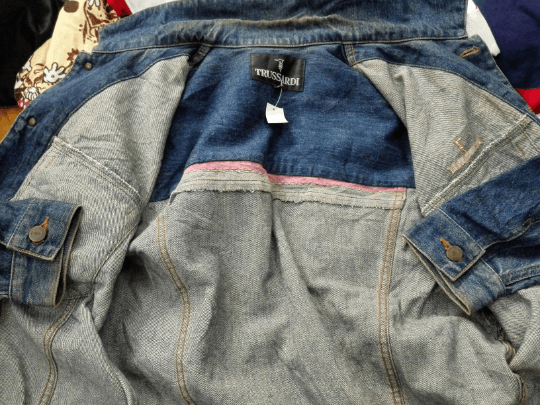 Trussardi Vintage Trussardi Denim Jeans Jacket Blue Jacket Size 44 Size US L / EU 52-54 / 3 - 4 Thumbnail