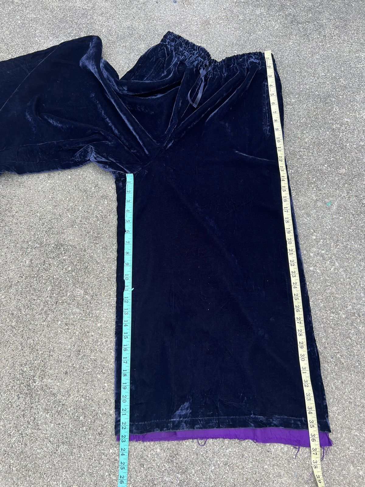 Needles Needles Velour 2 Layer Hakama Trouser Pant Size US 31 - 19 Thumbnail