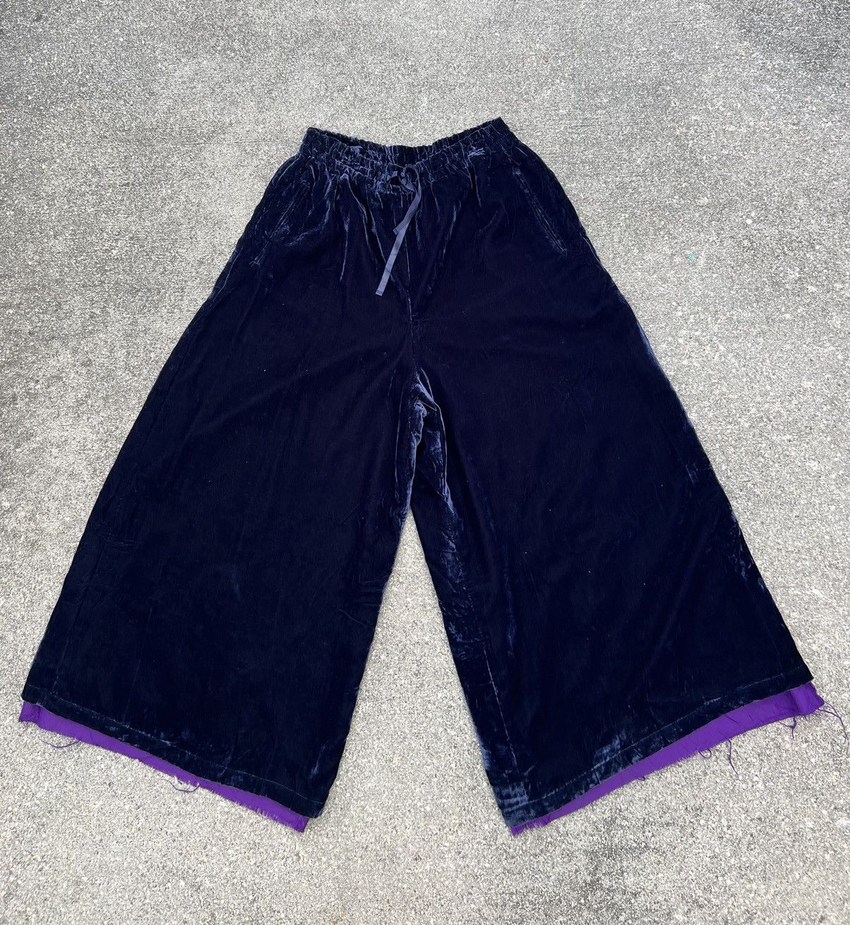 Needles Needles Velour 2 Layer Hakama Trouser Pant Size US 31 - 16 Thumbnail