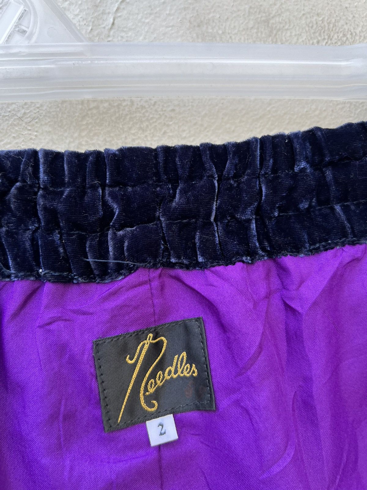Needles Needles Velour 2 Layer Hakama Trouser Pant Size US 31 - 14 Thumbnail