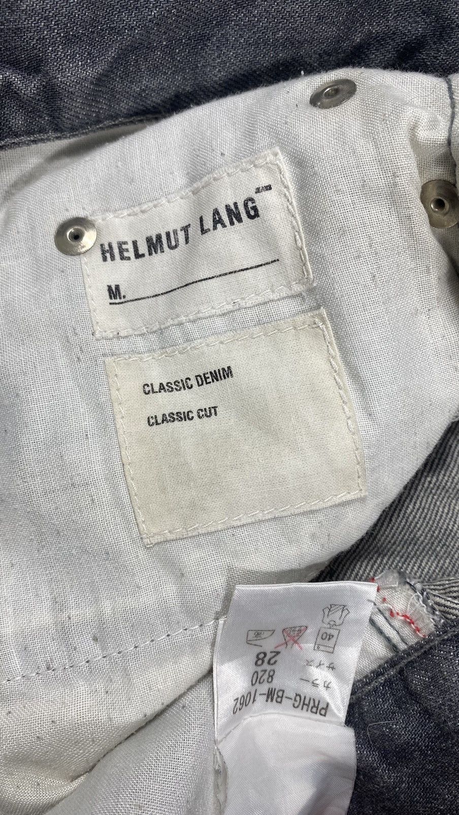 Helmut Lang Classic Denim By Helmut Lang Size US 29 - 8 Thumbnail