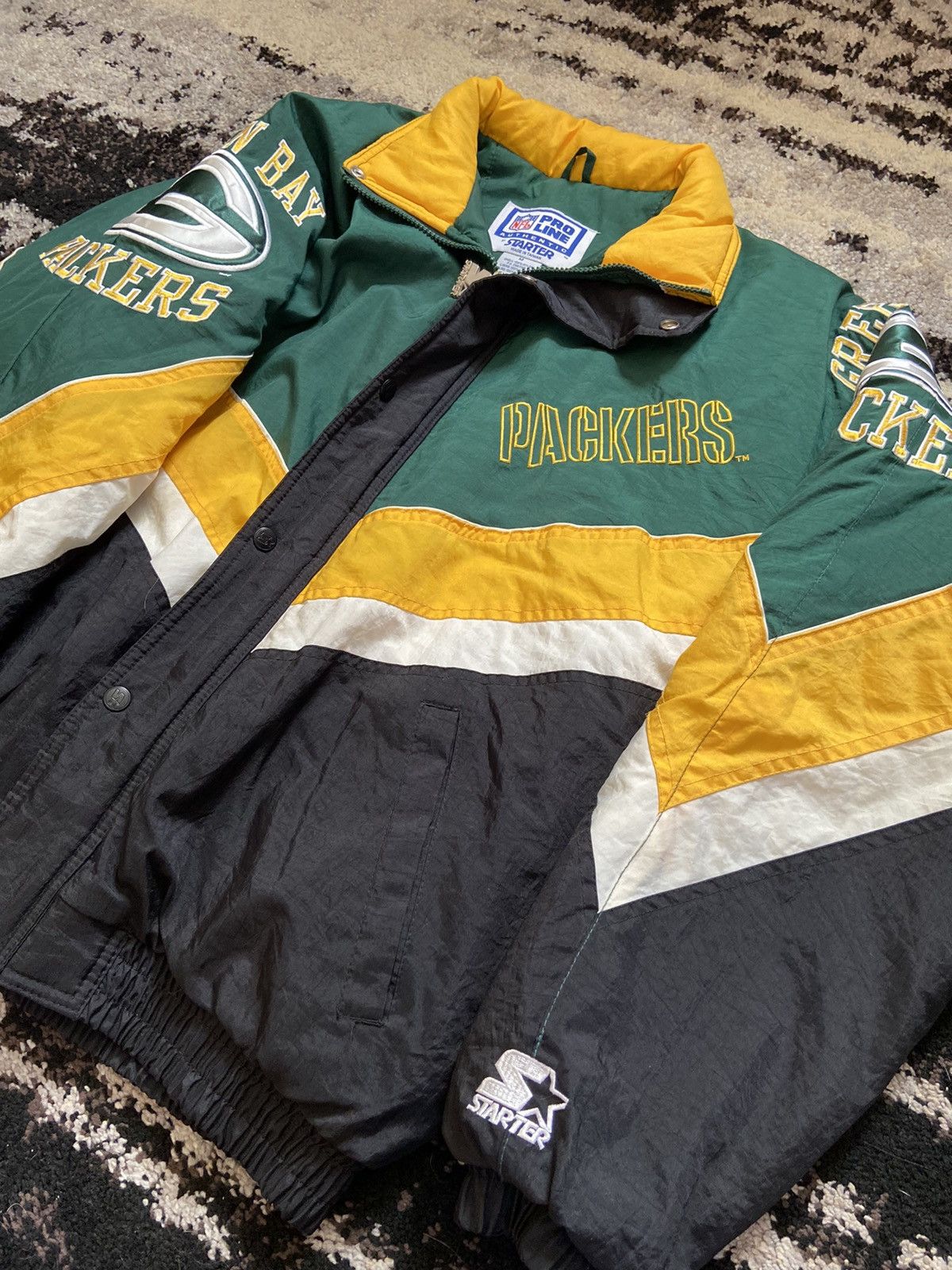 Green Bay PACKERS Jacket 90s Pro Line NFL Jacket Streetwear 