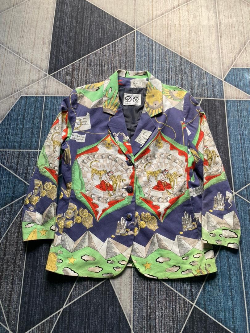 Designer DURAN PARIS ART OVER PRINT COAT JACKET Size US S / EU 44-46 / 1 - 1 Thumbnail