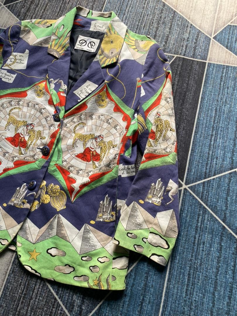Designer DURAN PARIS ART OVER PRINT COAT JACKET Size US S / EU 44-46 / 1 - 5 Thumbnail