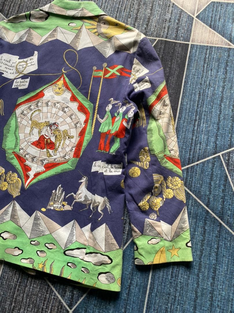 Designer DURAN PARIS ART OVER PRINT COAT JACKET Size US S / EU 44-46 / 1 - 14 Thumbnail