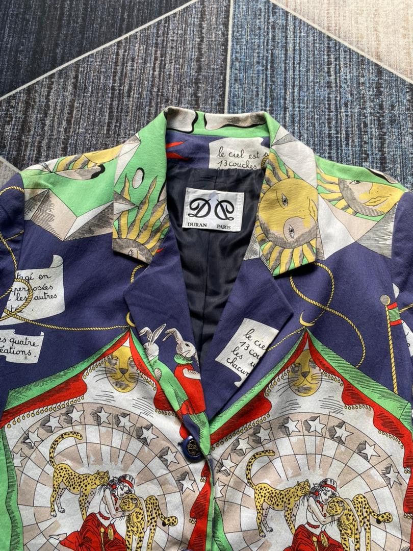 Designer DURAN PARIS ART OVER PRINT COAT JACKET Size US S / EU 44-46 / 1 - 3 Thumbnail