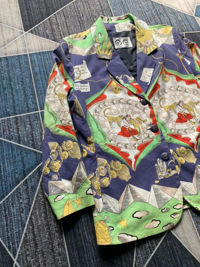 Designer DURAN PARIS ART OVER PRINT COAT JACKET Size US S / EU 44-46 / 1 - 6 Thumbnail
