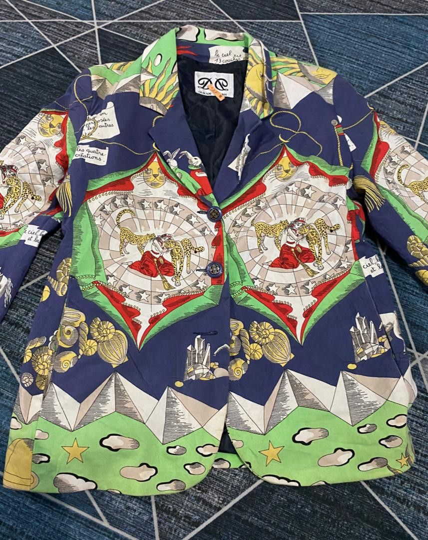 Designer DURAN PARIS ART OVER PRINT COAT JACKET Size US S / EU 44-46 / 1 - 2 Thumbnail