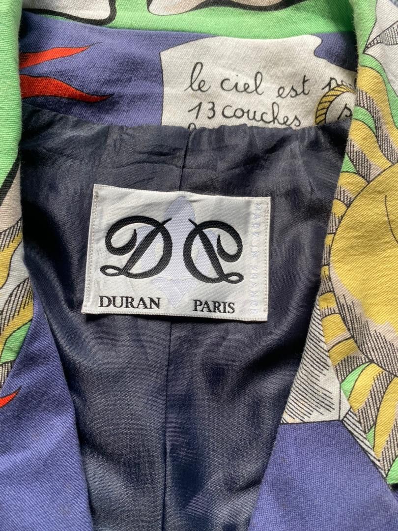 Designer DURAN PARIS ART OVER PRINT COAT JACKET Size US S / EU 44-46 / 1 - 4 Thumbnail