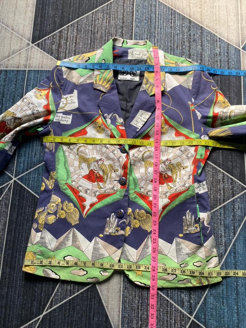 Designer DURAN PARIS ART OVER PRINT COAT JACKET Size US S / EU 44-46 / 1 - 22 Thumbnail