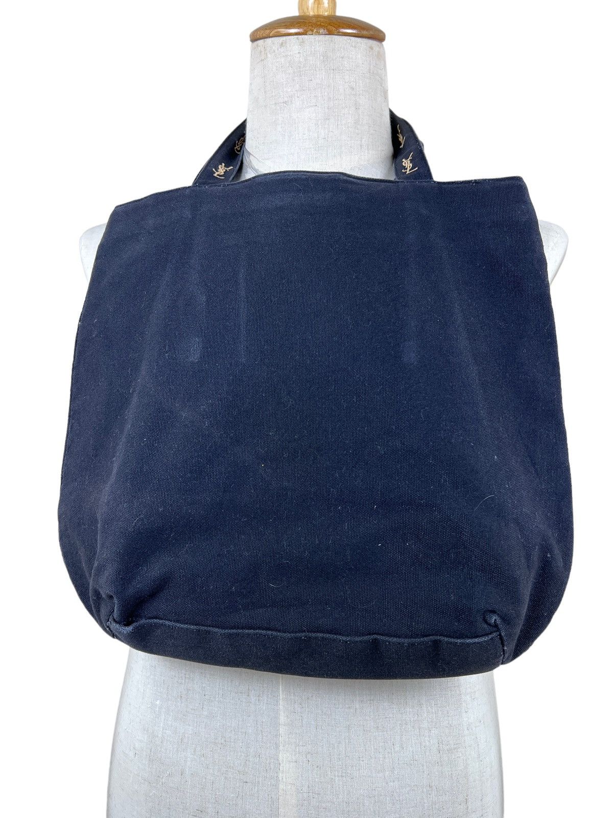 Yves Saint Laurent Yves Saint Laurent Embroidery Logo Canvas Totebag Size ONE SIZE - 2 Thumbnail