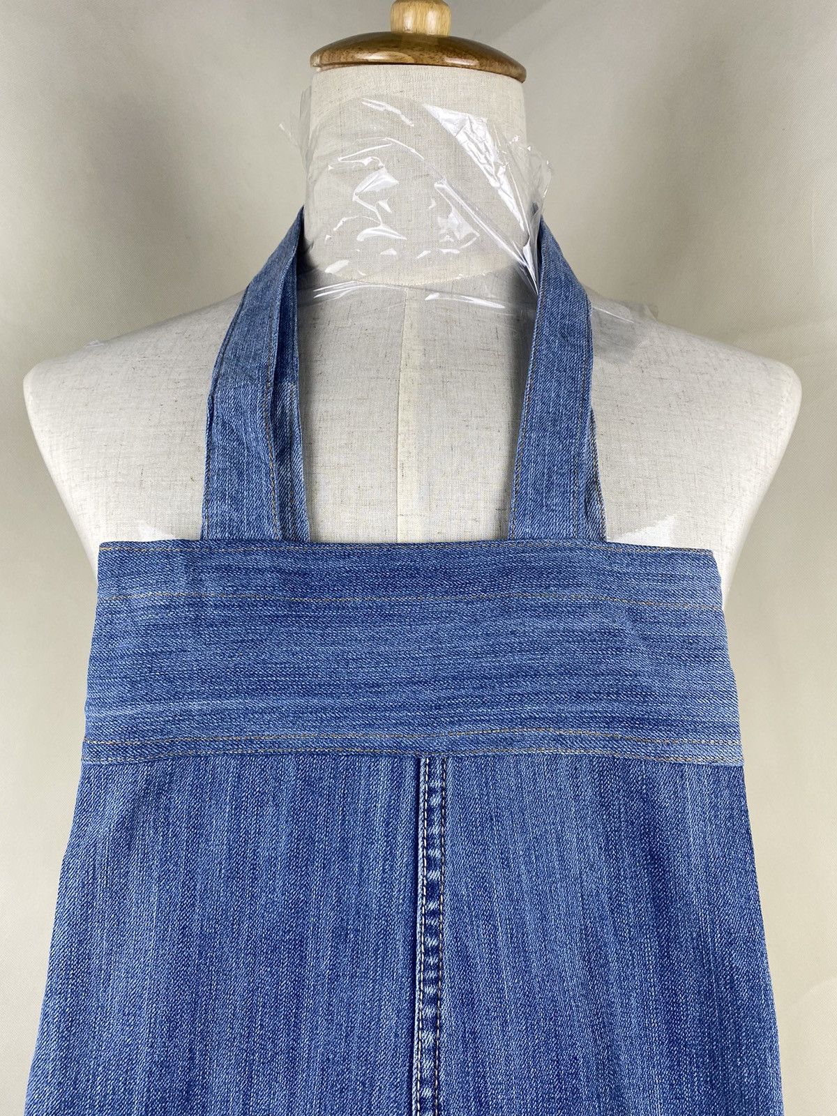 Handmade Custom Made Denim Tote Bag Size ONE SIZE - 2 Thumbnail
