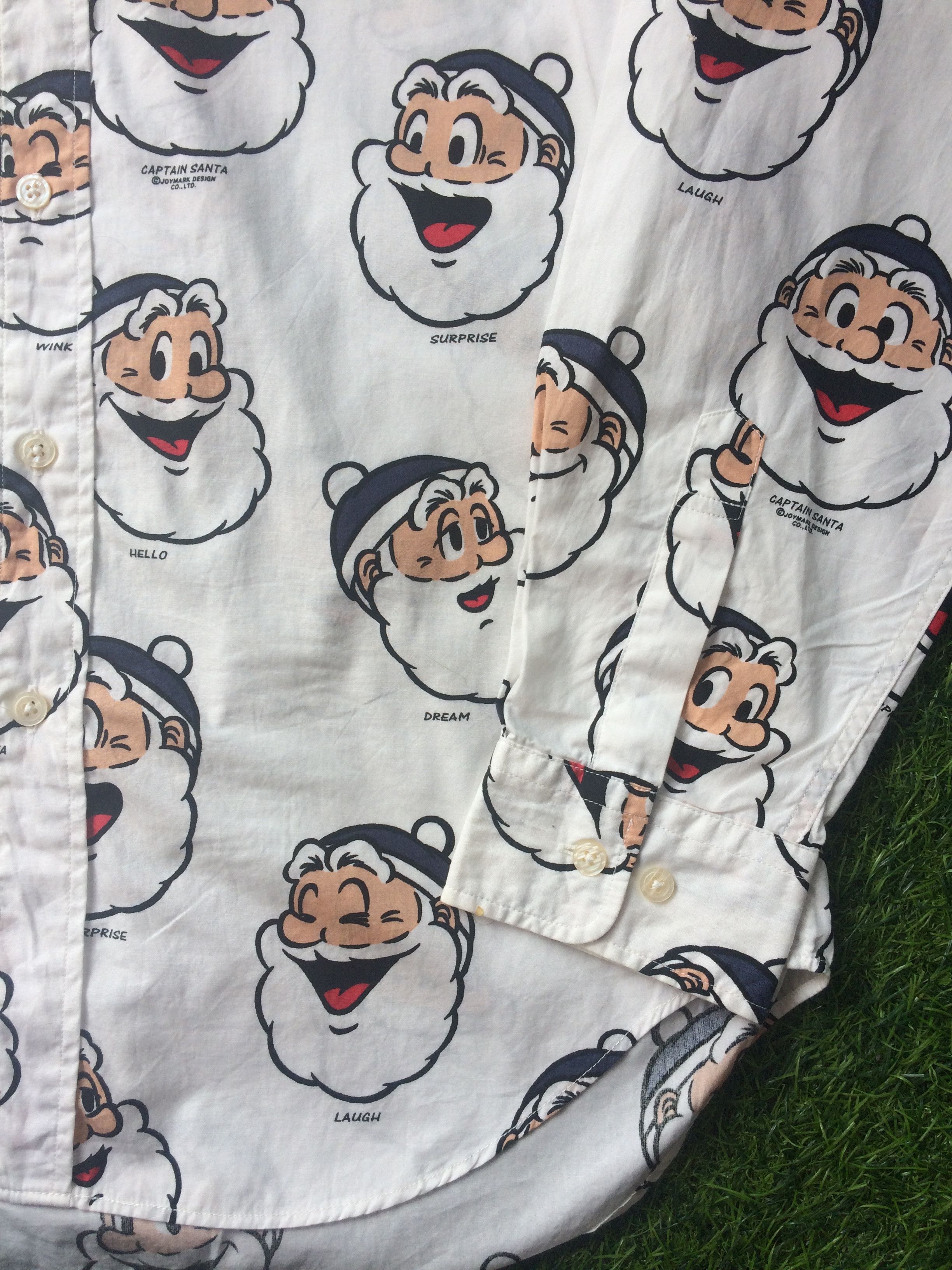 Japanese Brand Captain Santa Fullprint Button Up Long Sleeve Shirt #D-203 Size US S / EU 44-46 / 1 - 9 Thumbnail