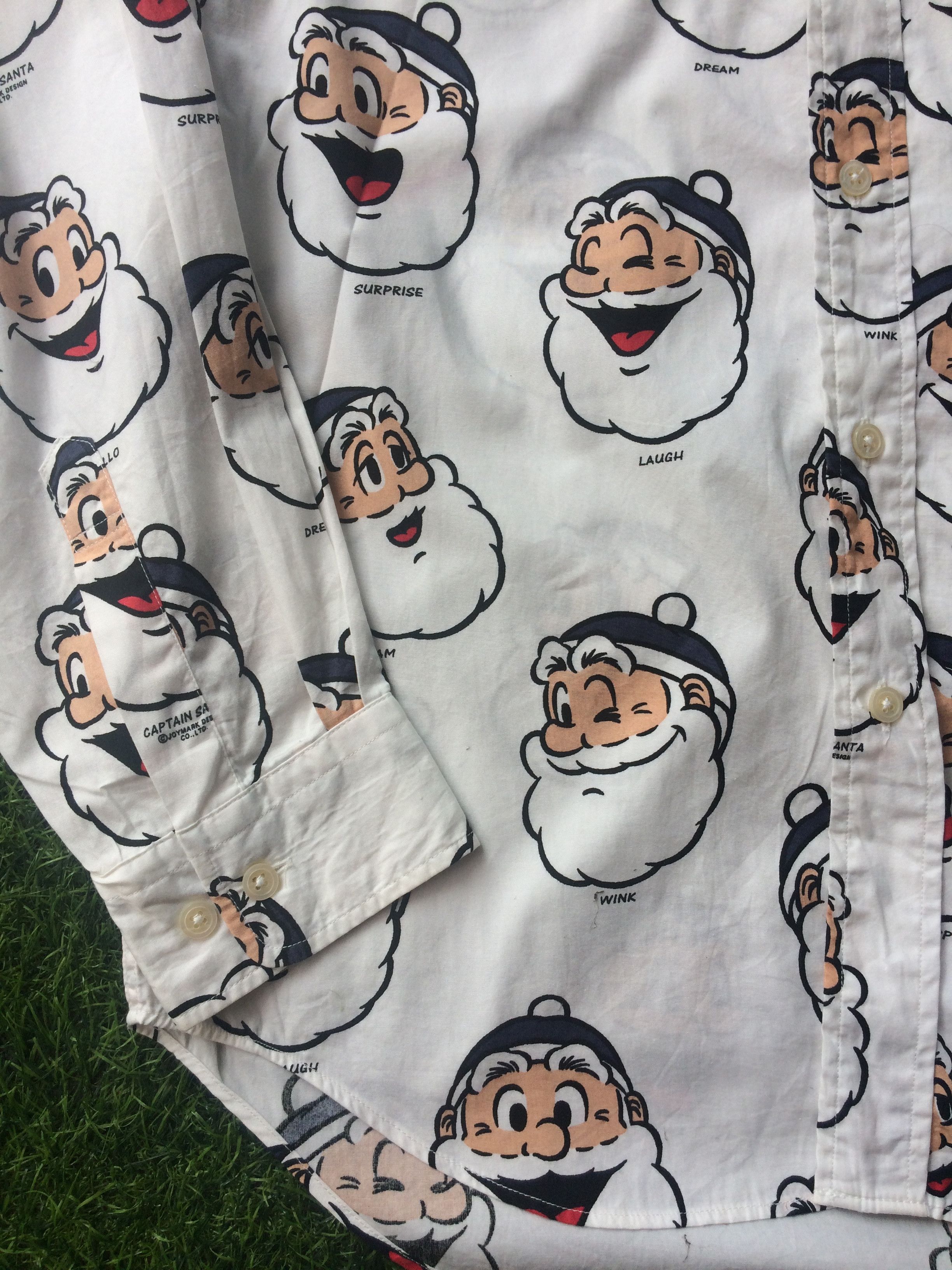 Japanese Brand Captain Santa Fullprint Button Up Long Sleeve Shirt #D-203 Size US S / EU 44-46 / 1 - 8 Thumbnail