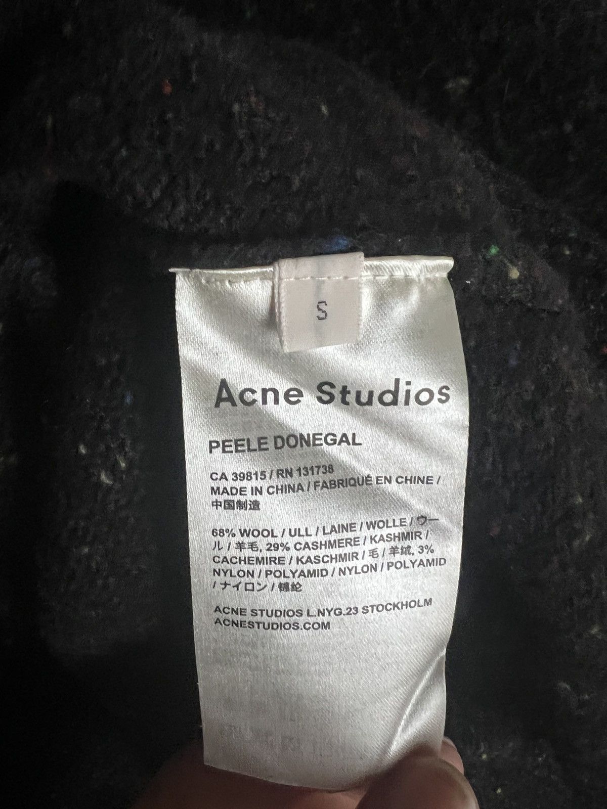 Acne Studios Multicolor Knitwear Sweatshirt *grail*