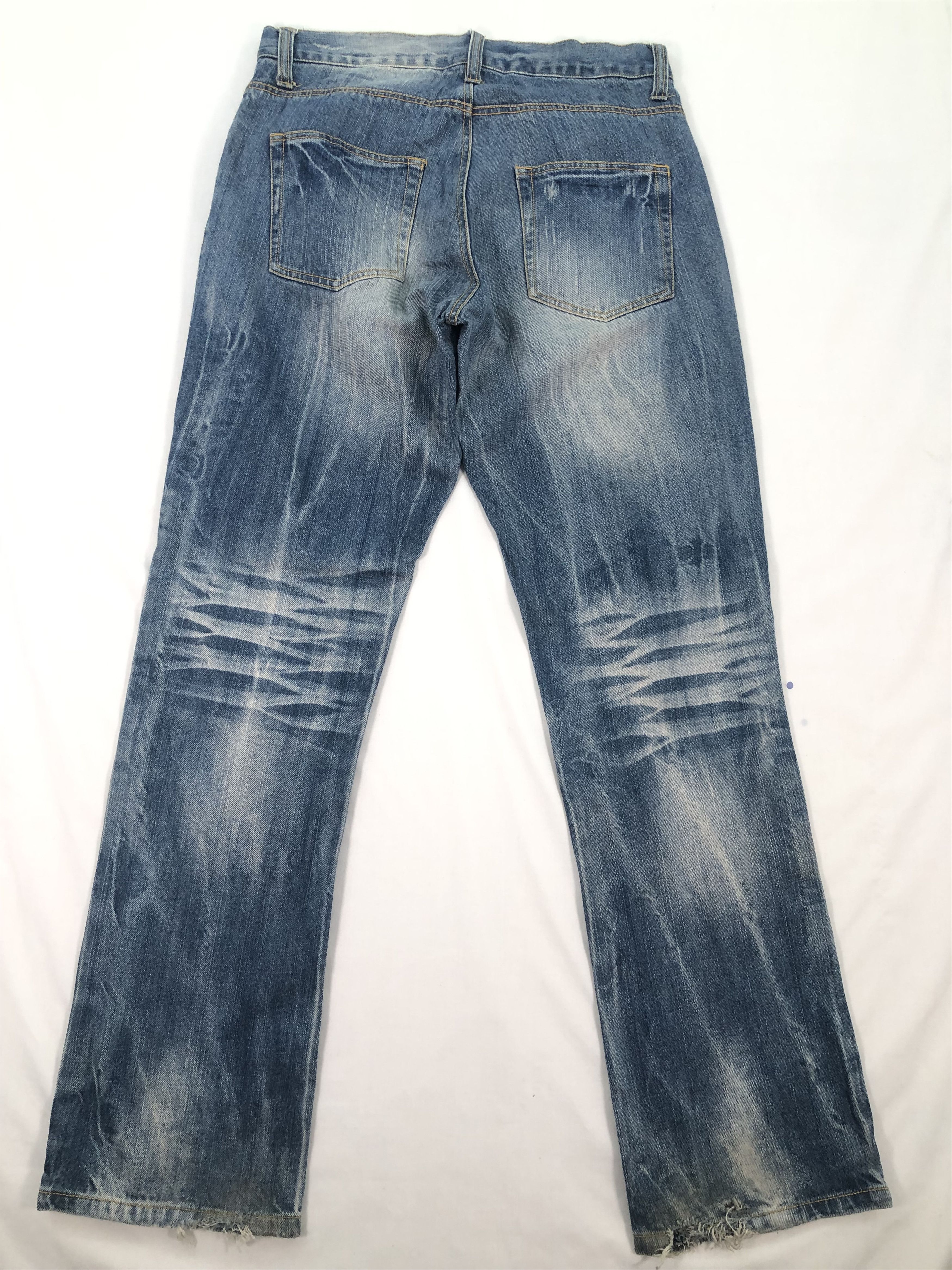Japanese Brand × Vintage Six-Star Whiskered Denim Jeans Size US 32 / EU 48 - 2 Thumbnail